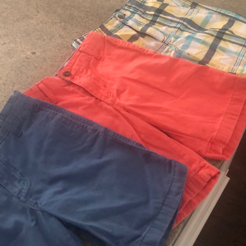 3 pair of J Khaki shorts